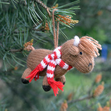 Load image into Gallery viewer, Highland Cow Ornaments ~ Set of 3