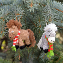 Load image into Gallery viewer, Horse Ornaments ~ Set of 2