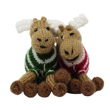 Load image into Gallery viewer, Moose Ornaments ~ Set of 2