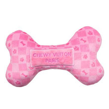 Load image into Gallery viewer, Pink Checker Chewy Vuiton Bone
