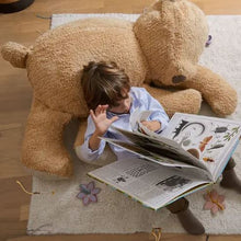 Load image into Gallery viewer, Pouf Sleepy Bear with Honey Pot Basket