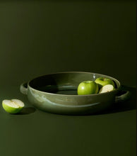 Load image into Gallery viewer, Stoneware Serving Plate with Handles 13.4"