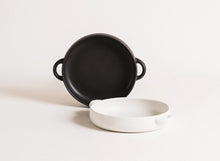 Load image into Gallery viewer, Stoneware Dinner Plate with Handles 7.9" ~ Set of 4