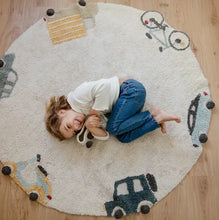 Load image into Gallery viewer, Wheels Rug ~ Washable