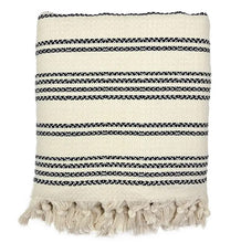 Load image into Gallery viewer, Woven Stripe Turkish Throw