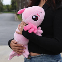 Load image into Gallery viewer, Axolotl Plush Sling Backpack