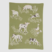 Load image into Gallery viewer, Baby Farm Blanket ~ Green or Red