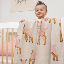 Load image into Gallery viewer, Baby Goat Blanket ~ Blue or Pink