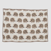 Load image into Gallery viewer, Baby Cotton Knit Hedgehog Blanket ~ Pink, Blue, or Beige