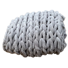 Load image into Gallery viewer, Infinite Chunky Knit Blanket | Minky | Little in Mist