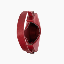 Load image into Gallery viewer, Carol Holiday Top Handle Crescent Shoulder Bag ~ Black or Red