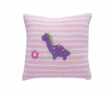 Load image into Gallery viewer, Dinosaur Pillow ~ Pink