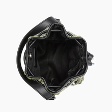 Load image into Gallery viewer, Ripple Plush Crossbody Bucket Bag ~ Black, Blue, Khaki Green, or Pink