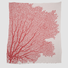 Load image into Gallery viewer, Coastal Fan Coral Throw Blanket