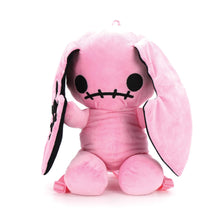 Load image into Gallery viewer, Pink Naughty Bunny Stuffed Backpack