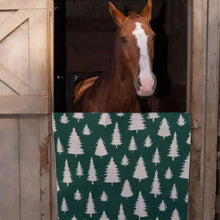 Load image into Gallery viewer, Fir Trees Reversible Throw Blanket