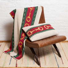 Load image into Gallery viewer, Horse Bit Stripe Pillow