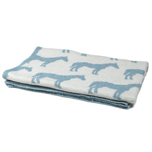 Load image into Gallery viewer, Baby Reversible Pony Throw in Blue or Pink