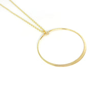 Load image into Gallery viewer, Long Circle Necklace