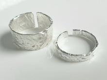 Load image into Gallery viewer, Hard Roads Textured Stackable Rings ~ Thin or Thick