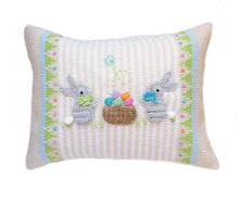 Load image into Gallery viewer, Easter Basket Bunny Pillow ~ Ecru