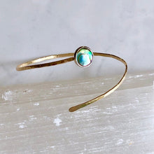 Load image into Gallery viewer, Abalone Coil Wrap Cuff