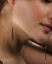 Load image into Gallery viewer, Bar Threaders in Gold Filled or Rose Gold Filled