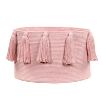 Load image into Gallery viewer, Tassels Basket ~ Choice of Colors