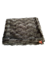 Load image into Gallery viewer, Bella Charcoal Grey Minkie Binkie Blanket