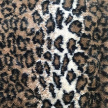Load image into Gallery viewer, Medium Dark Brown Leopard Minkie Binkie Blanket