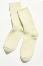 Load image into Gallery viewer, Cashmere Cloud Socks - Creme