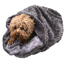 Load image into Gallery viewer, Bella Charcoal & Koala Reversible Cozy Sak