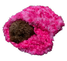 Load image into Gallery viewer, Giraffe Shag Cozy Sak in Hot Pink