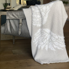 Load image into Gallery viewer, Dream WINGS Blanket ~ Big in Ivory, Silver, or Pink