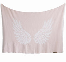 Load image into Gallery viewer, Dream WINGS Blanket ~ Big in Ivory, Silver, or Pink