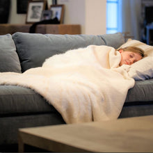 Load image into Gallery viewer, Dream WINGS Blanket ~ Big in Ivory, Silver, or Pink