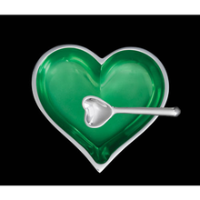 Load image into Gallery viewer, Happy Hearts Bowl with Heart Spoon in Solid Colors