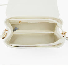 Load image into Gallery viewer, Eva Double Bow Crossbody ~ White