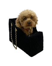 Load image into Gallery viewer, Kate Quilted Carrier in Black Velvet