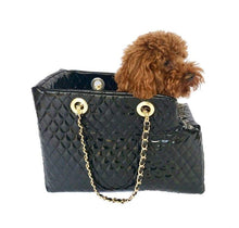 Load image into Gallery viewer, Kate Quilted Carrier in Black Patent
