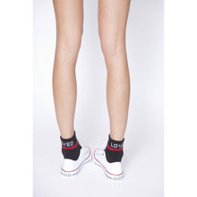 Load image into Gallery viewer, Loved Cotton Socks in Black