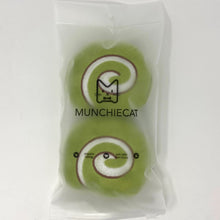 Load image into Gallery viewer, Matcha Roll Cakes Organic Catnip Cat Toys ~ 2 piece set
