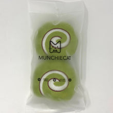 Load image into Gallery viewer, Matcha Roll Cakes Organic Catnip Cat Toys ~ 2 piece set