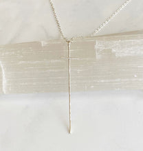 Load image into Gallery viewer, Modern Cross Necklace ~14kt Gold Fill or Sterling Silver