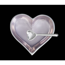 Load image into Gallery viewer, Happy Hearts Bowl with Heart Spoon in Solid Colors