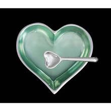 Load image into Gallery viewer, Happy Hearts Bowl with Heart Spoon in Solid Colors