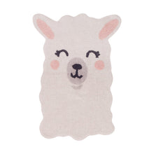 Load image into Gallery viewer, Smile Like a Llama Cotton Washable Rug