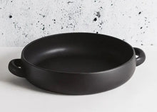 Load image into Gallery viewer, Stoneware Serving Plate with Handles 13.4"