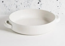 Load image into Gallery viewer, Stoneware Serving Plate with Handles 13.4"