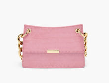 Load image into Gallery viewer, Suvi Faux Croc Crossbody ~ Candy Pink, Ivory, or Rose Pink